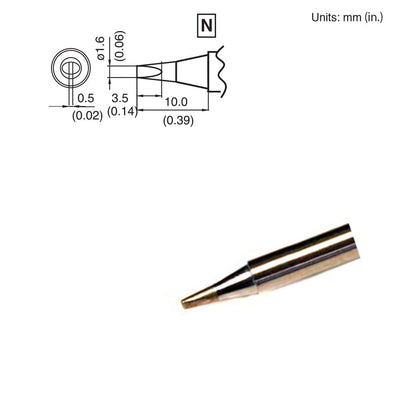 Hakko T15-D16 Solder Tip (Subs T7-D16) FX951 FM-206 FM-204 FM-203 FM-202 FP101