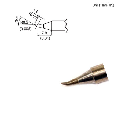 Hakko T15-JS02 Solder Tip (Subs T7-JS02) FX951 FM-206 FM-204 FM-203 FM-202 FP101