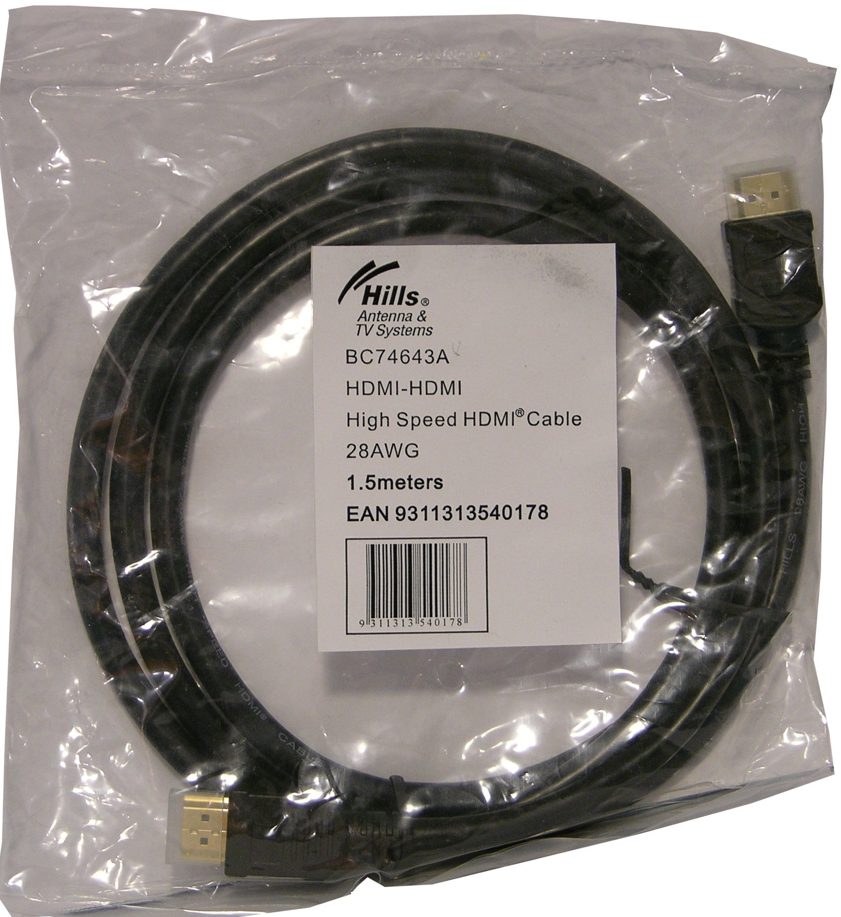 CABLE HDMI-HDMI 5 Métres