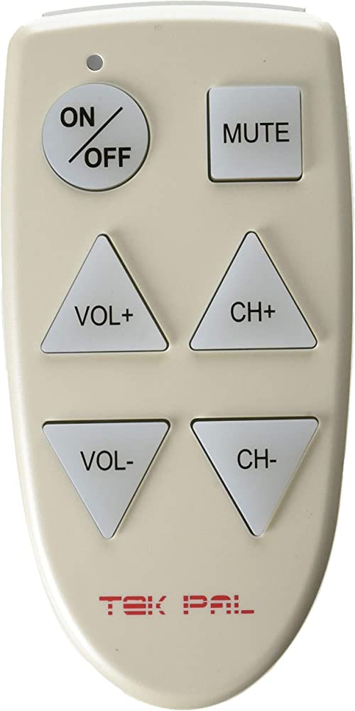 TEK PAL LARGE BUTTON SIMPLE REMOTE