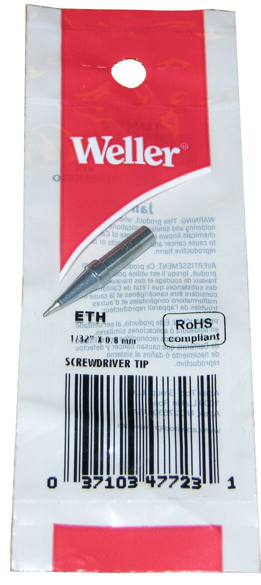 Original Weller ETH Solder Soldering Tip fits Stations WES51, WESD51, WESD51D, WE1010NA